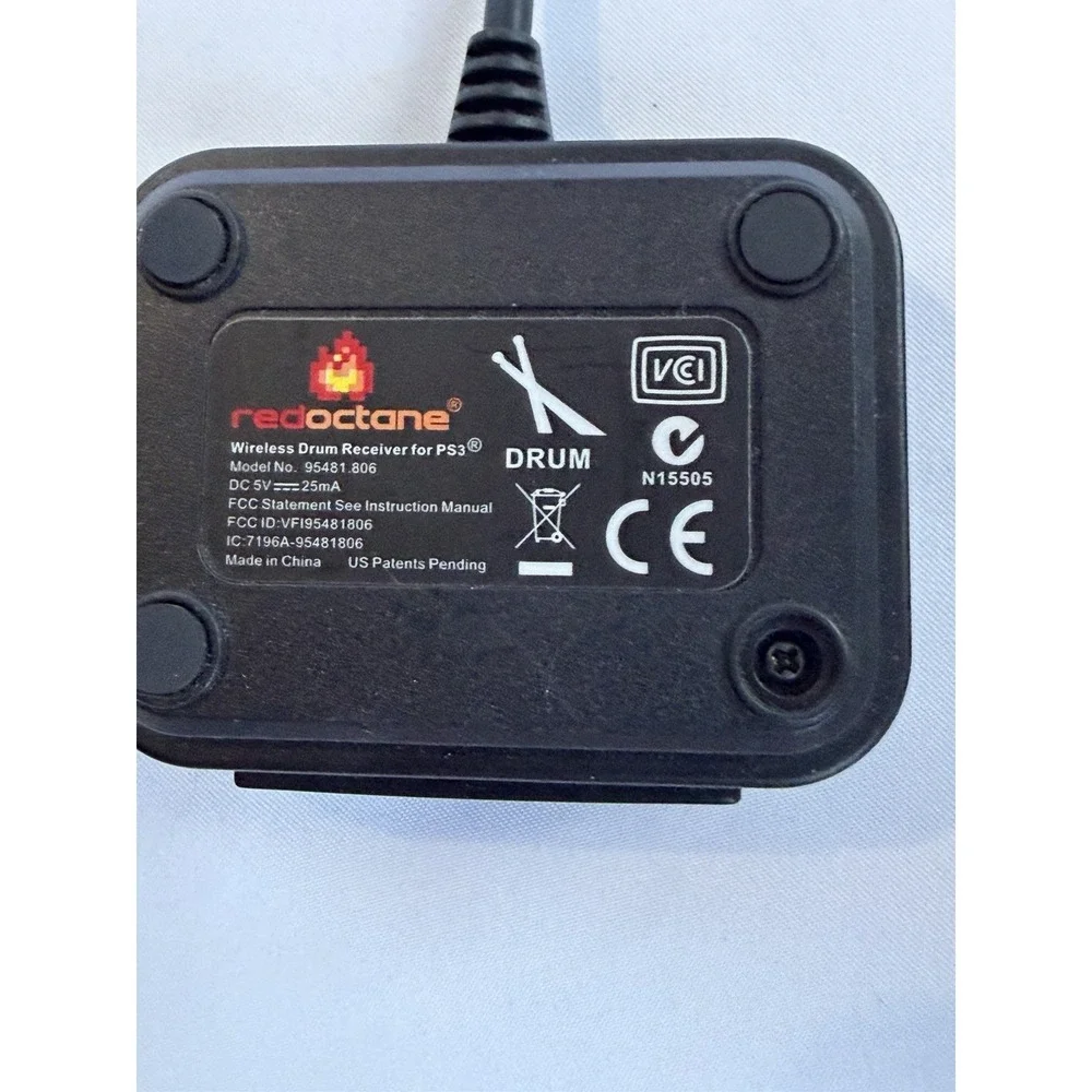 Red Octane PS3 Guitar Hero Wireless USB Drum Dongle Receiver Model 95481.806